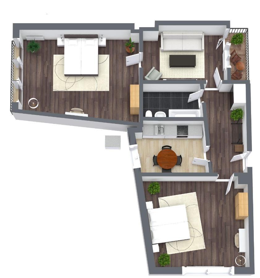 80Qm Luxurioese Designerwohnung Im Herzen Bochums Exteriér fotografie